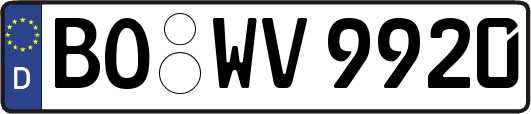 BO-WV9920