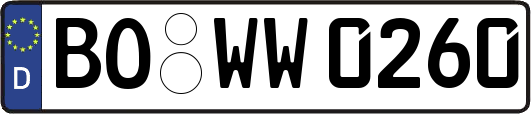 BO-WW0260