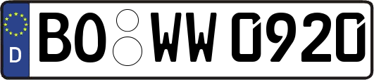 BO-WW0920