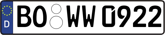 BO-WW0922