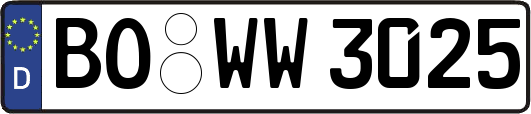 BO-WW3025