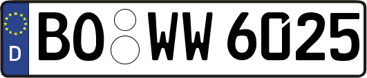 BO-WW6025