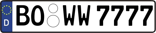 BO-WW7777