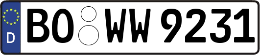 BO-WW9231