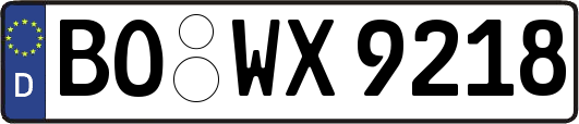 BO-WX9218