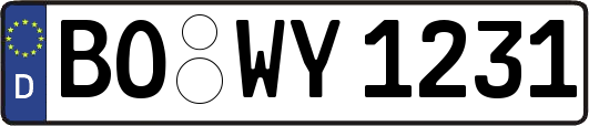 BO-WY1231