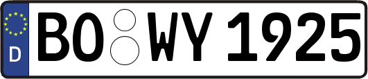 BO-WY1925