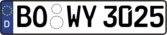 BO-WY3025