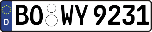 BO-WY9231