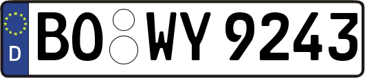 BO-WY9243