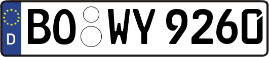 BO-WY9260