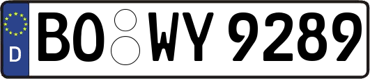 BO-WY9289