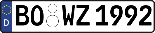 BO-WZ1992