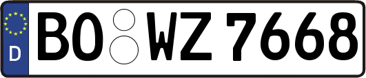 BO-WZ7668