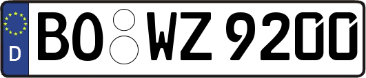 BO-WZ9200