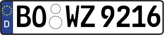 BO-WZ9216