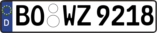 BO-WZ9218