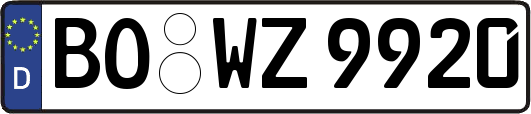 BO-WZ9920