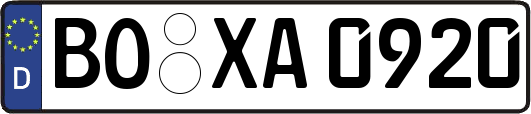BO-XA0920