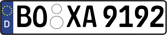 BO-XA9192