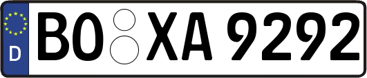 BO-XA9292