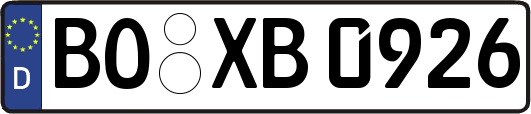 BO-XB0926