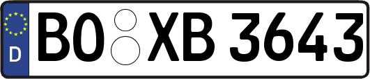 BO-XB3643
