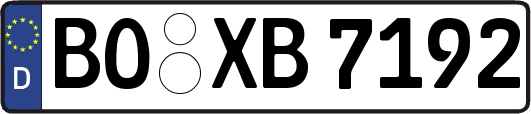 BO-XB7192