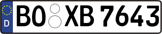 BO-XB7643