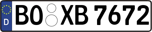 BO-XB7672