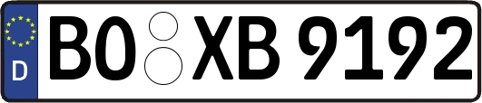 BO-XB9192