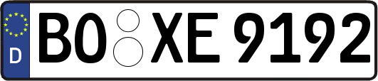 BO-XE9192