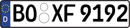 BO-XF9192