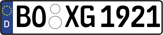 BO-XG1921