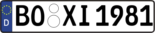 BO-XI1981