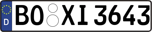 BO-XI3643