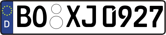 BO-XJ0927