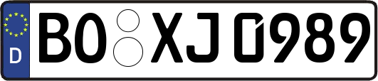 BO-XJ0989