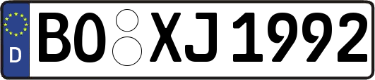 BO-XJ1992