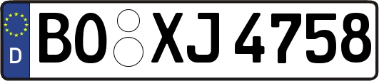 BO-XJ4758