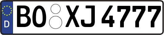 BO-XJ4777