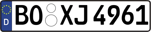 BO-XJ4961