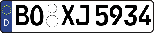 BO-XJ5934