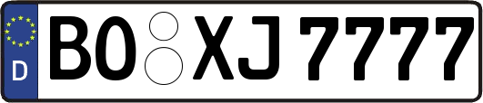 BO-XJ7777