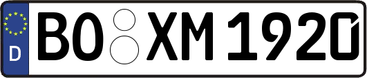 BO-XM1920