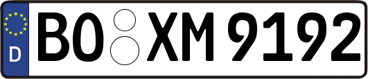 BO-XM9192