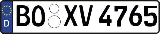 BO-XV4765