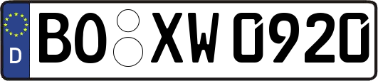 BO-XW0920