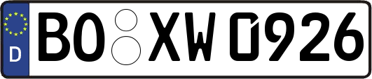 BO-XW0926