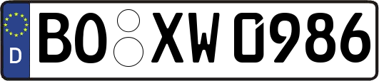 BO-XW0986